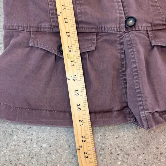 Women's LOFT Size Large Petit, Brown, Button Down - Picture 2 of 8